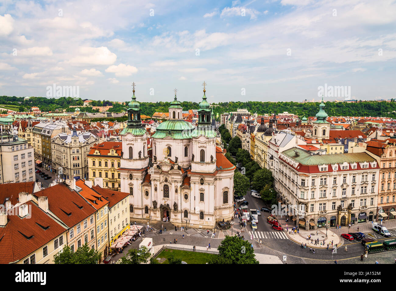 monument, prague, building, buildings, house, building, tower, city ...
