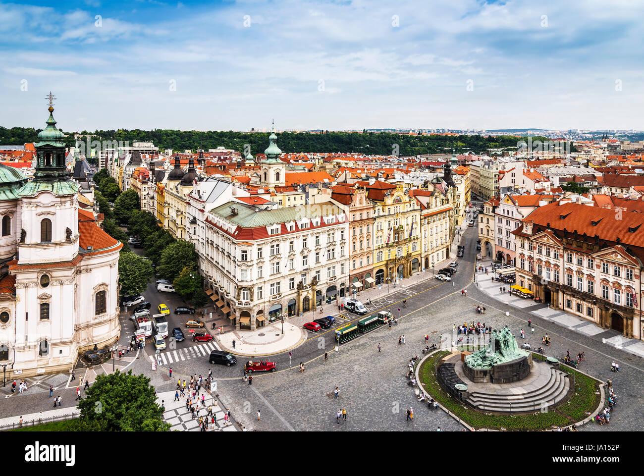 monument, prague, building, buildings, house, building, tower, city ...
