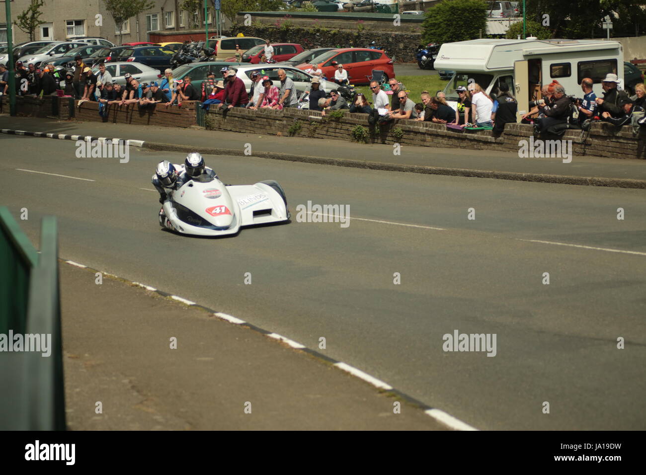 Isle of Man TT Races, Sidecar Qualifying Practice Race, Saturday 3 June ...