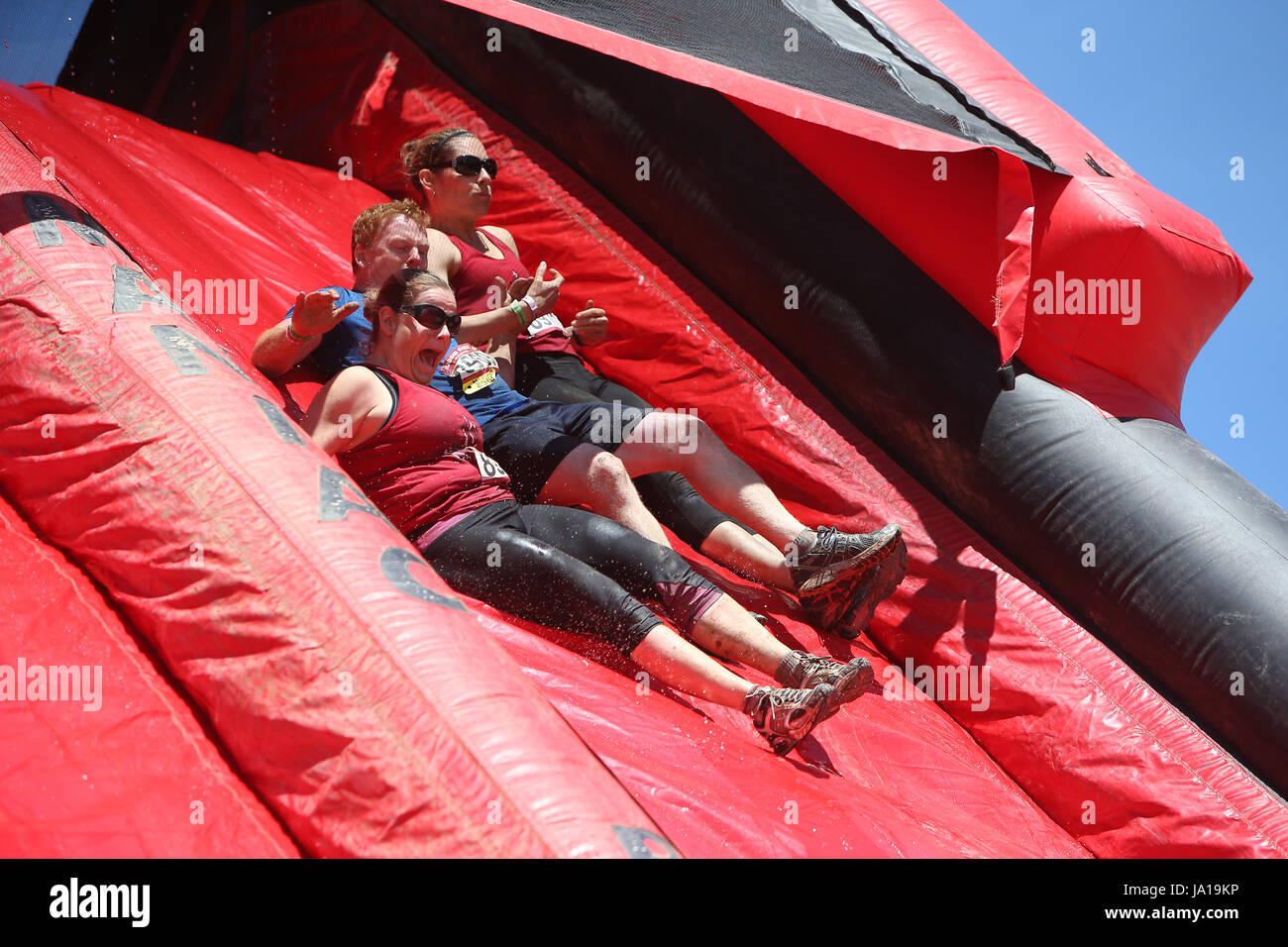 Kitchener, Ontario, Canada. 3rd June, 2017. Participants ran a 5
