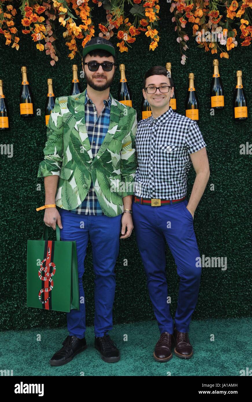 Brad Walsh, Christian Sirano in attendance for 10th Annual Veuve Clicquot Polo Classic, Liberty State Park, Jersey City, NJ June 3, 2017. Photo By: Kristin Callahan/Everett Collection Stock Photo