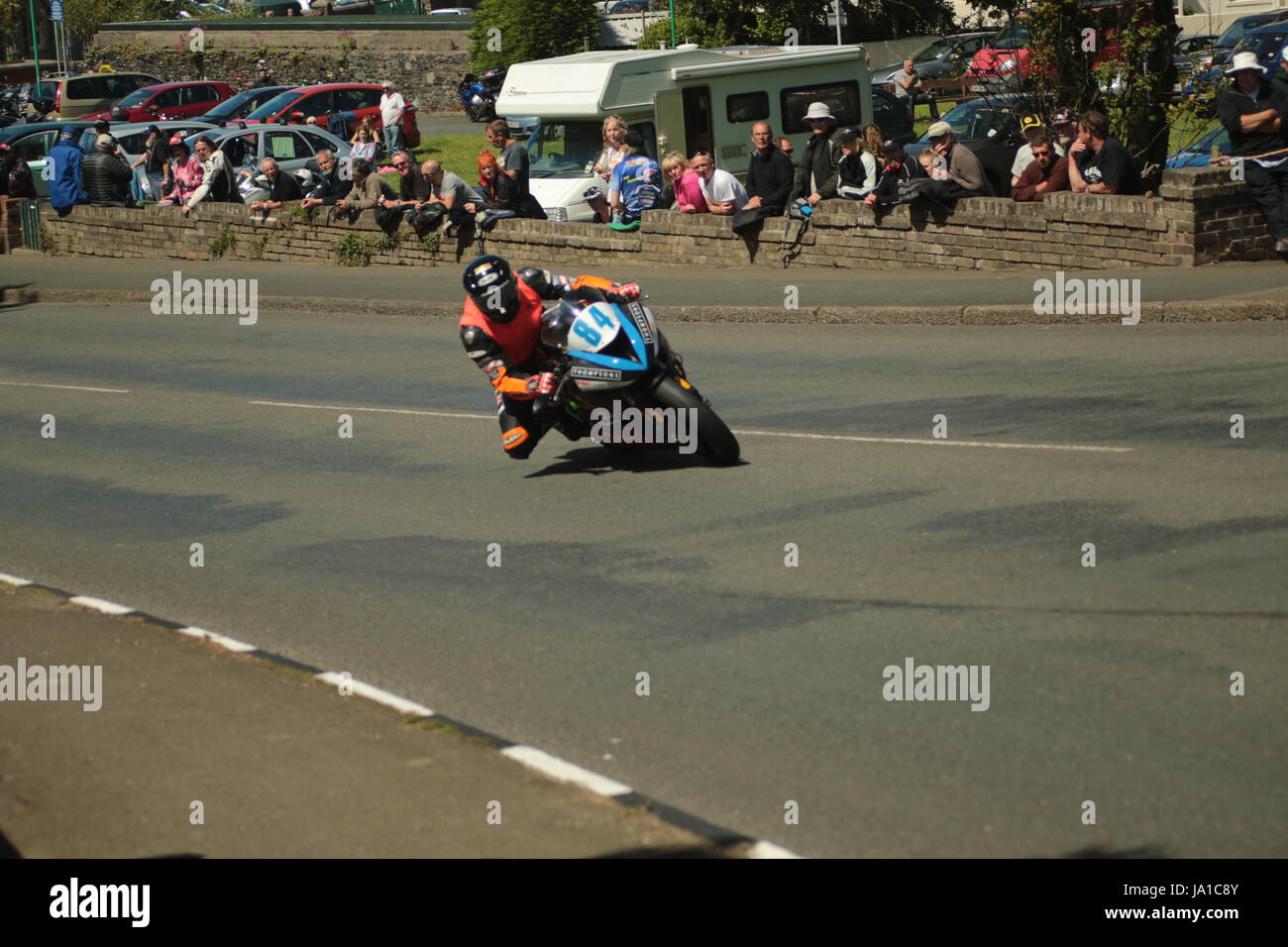 Isle of Man TT Races, Qualifying Practice Race, Saturday 3 June 2017.Supersport/Lightweight/Newcomers (all classes) qualifying session. Rider/Team details to be added soon. Credit: Eclectic Art and Photography/Alamy Live News Stock Photo