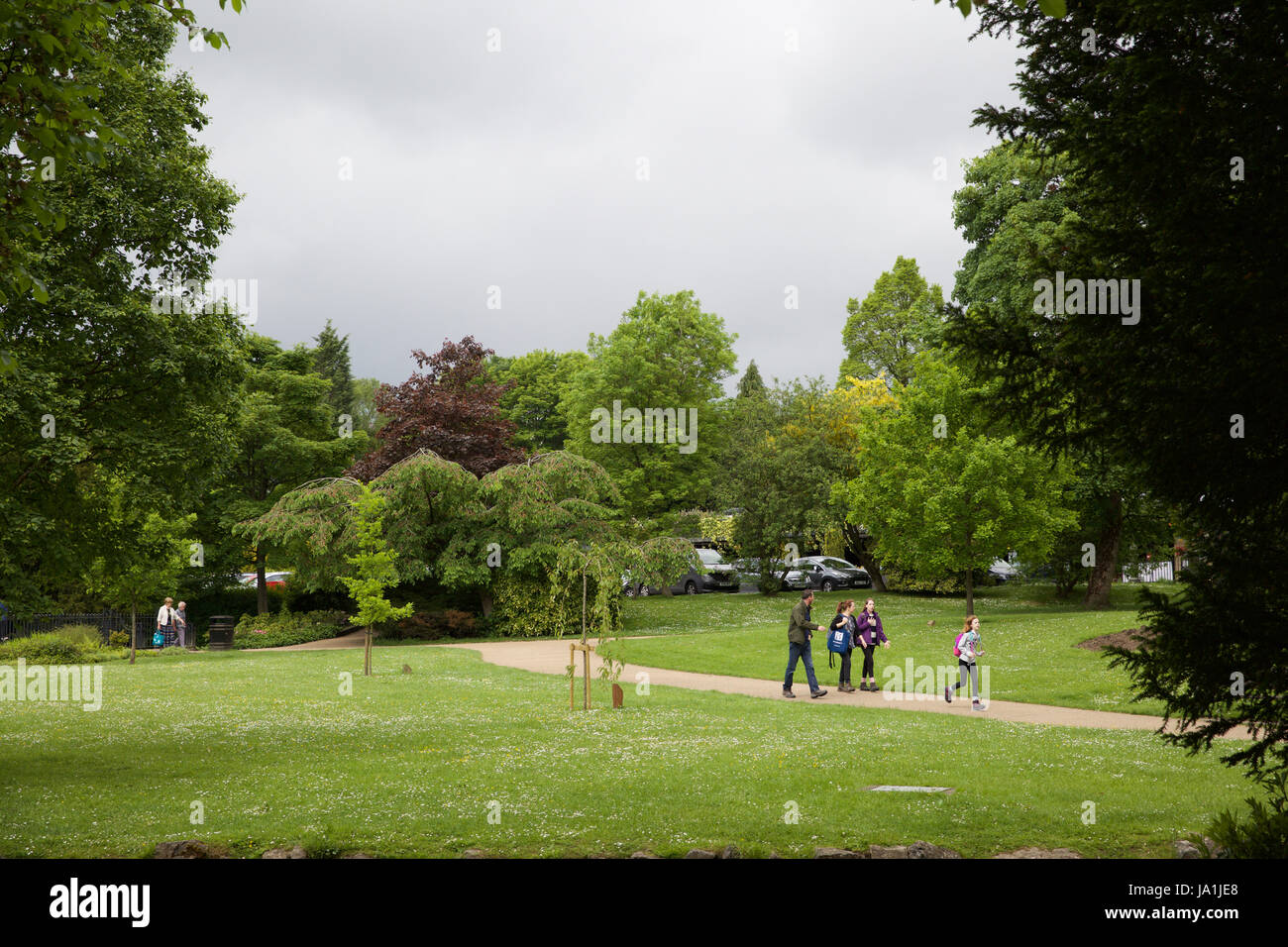 Buxton,UK,4th June 2017,Cloudy Skies over Buxton, Derbyshire as the warm weather continues©Keith Larby/Alamy Live News Stock Photo