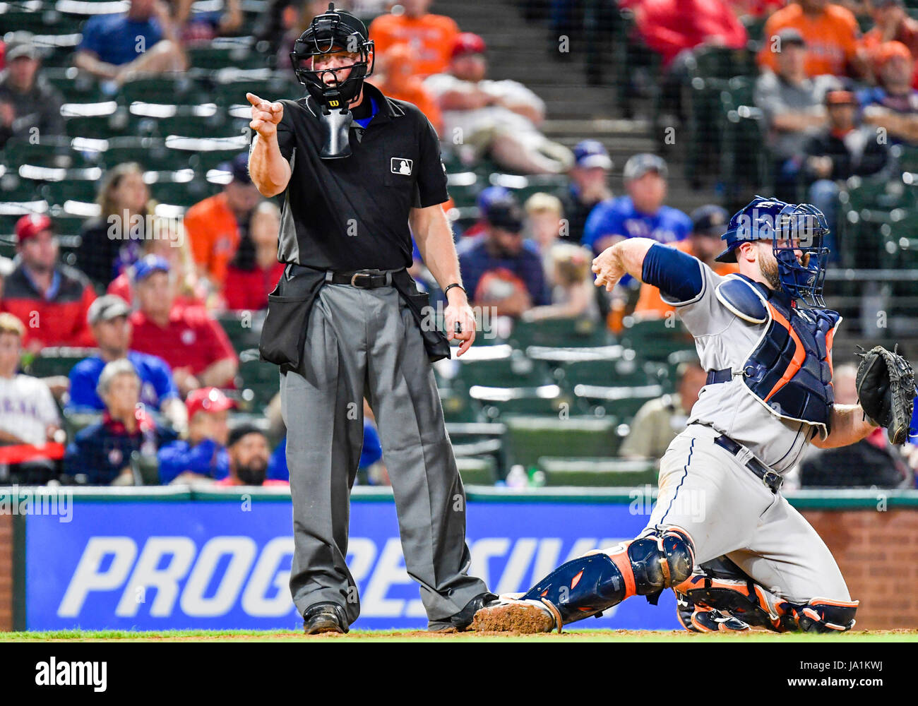 JUN 02, 2017: MLB home plate umpire Ted Barrett #65 during an MLB game ...