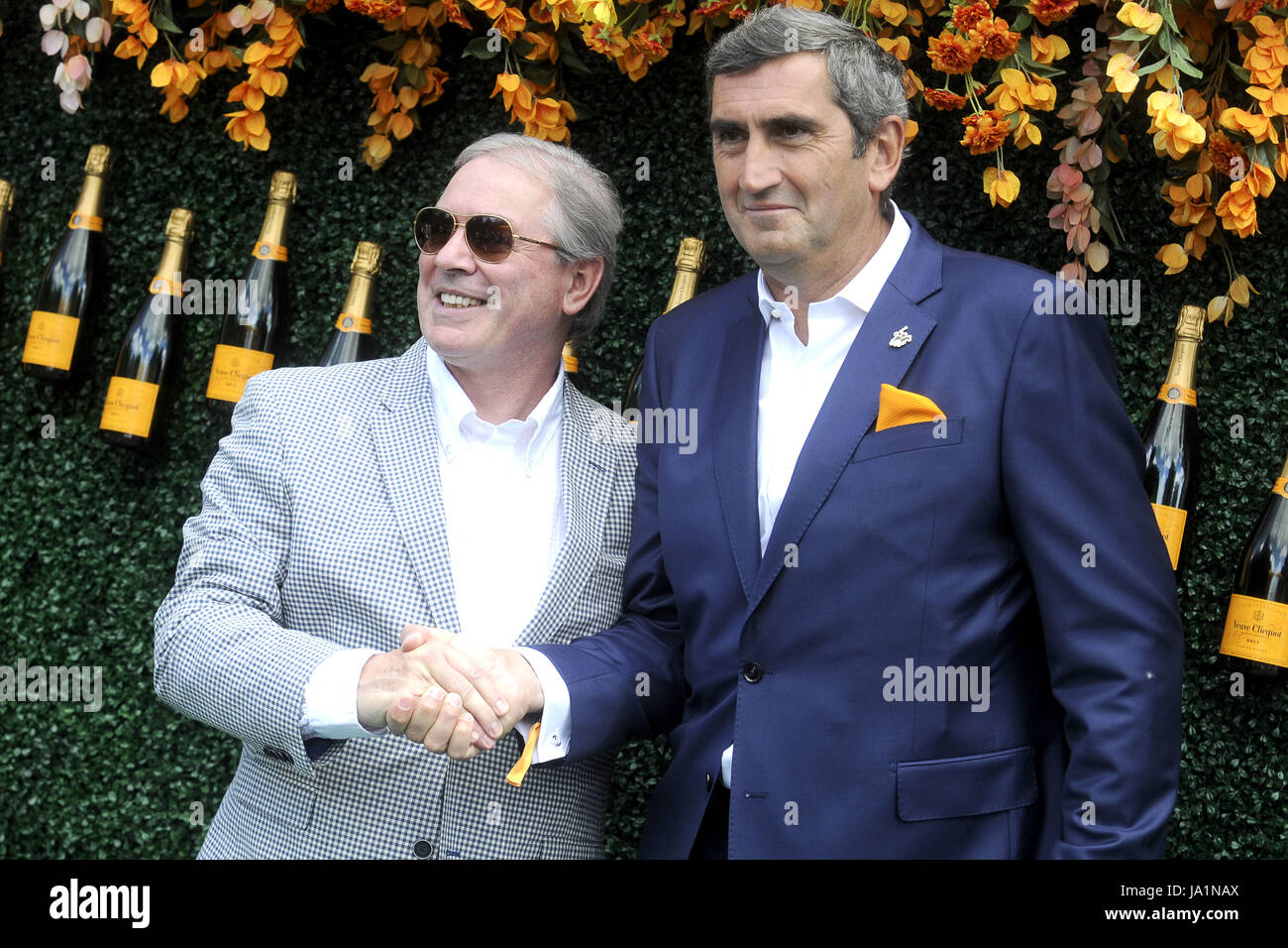 Jean-Marc Gallot mit Gast at the Veuve Clicquot Polo Classic in