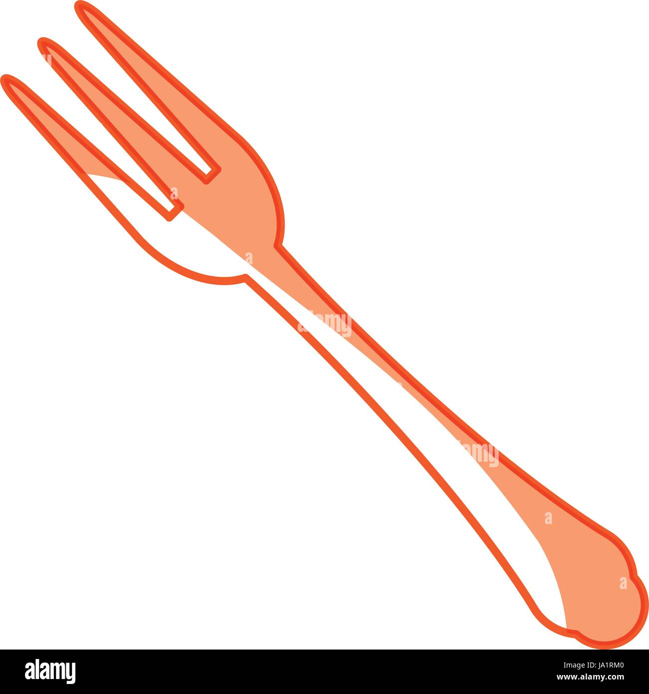 fork cutlery food Stock Vector Image & Art - Alamy