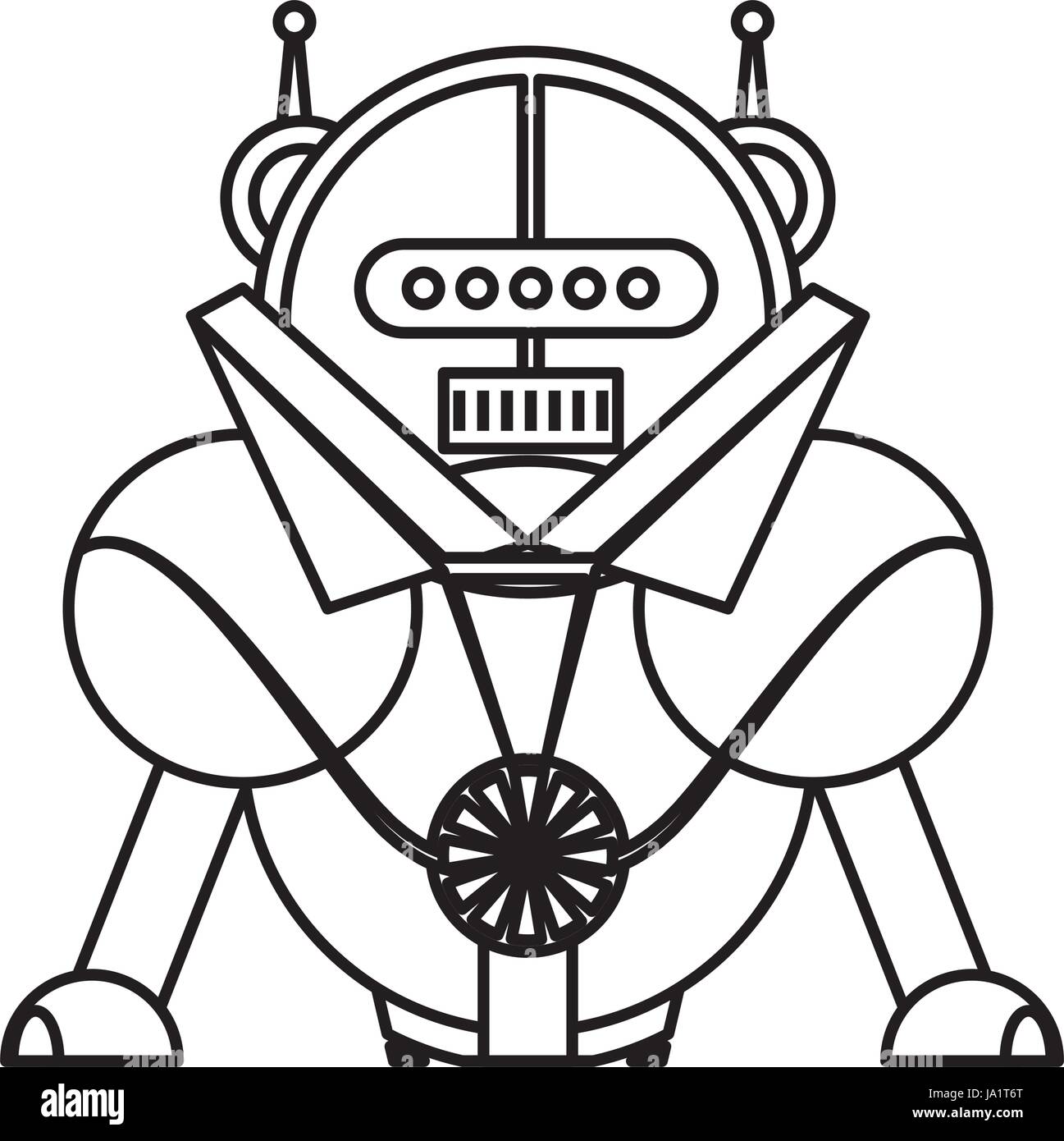 robot toy funny Stock Vector Image & Art Alamy