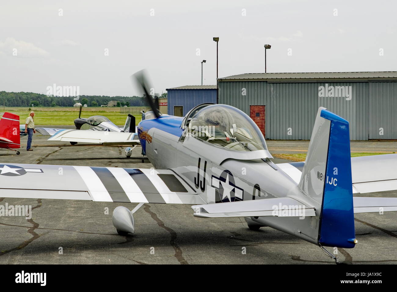 RV-8 Kit Plane Stock Photo