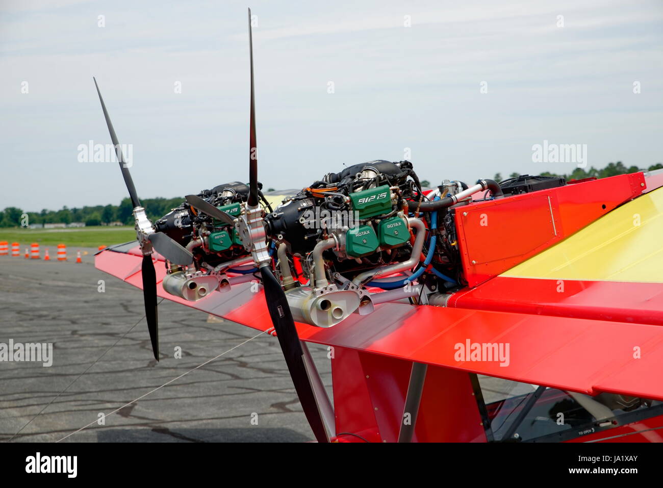 Air Cam Twin Engine Kit Plane Stock Photo Alamy
