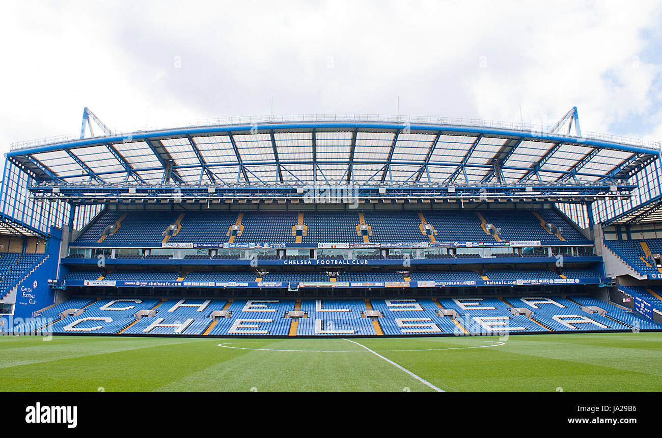 Stamford Bridge Football Stadium for Chelsea Club Editorial Photo