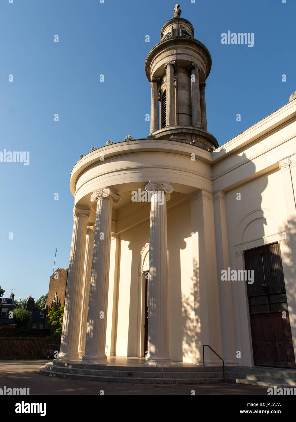 London, England - July 20, 2016: The Greek Orthodox Cathedral Church of All Saints on Camden Street in North London. Stock Photo