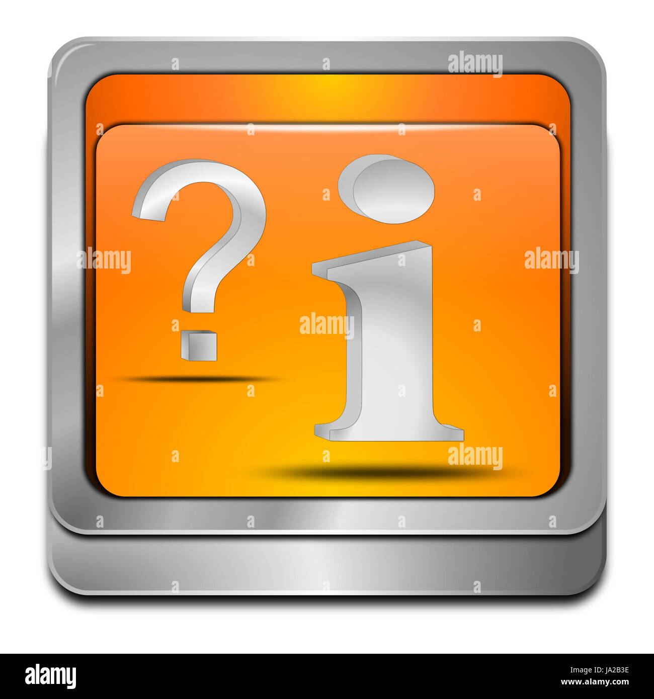 Question Orange Button 3d button orange with question mark sign hi-res stock photography and ...