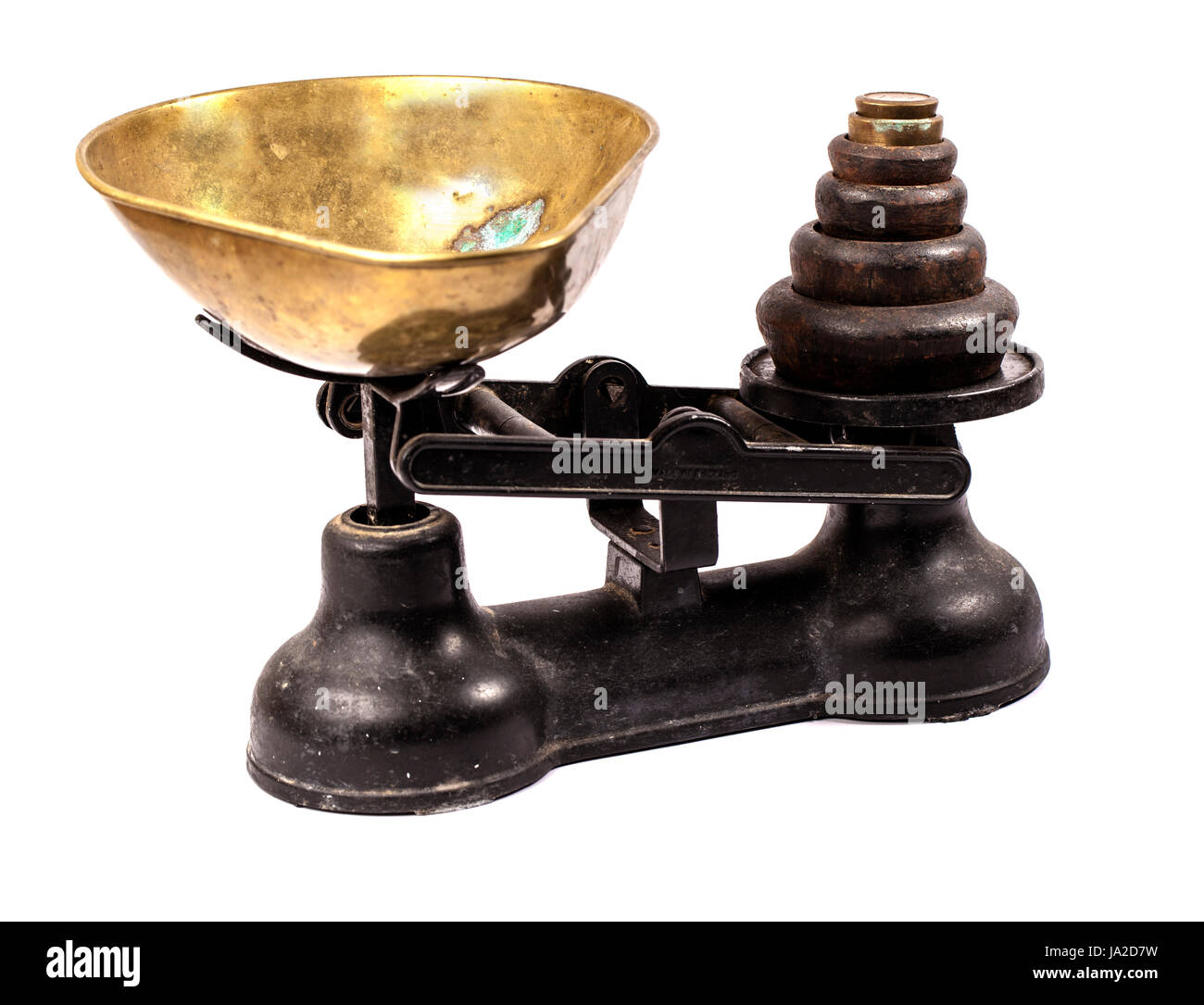 isolated, brass, balance, counterbalance, scale, tool, object, single Stock  Photo - Alamy