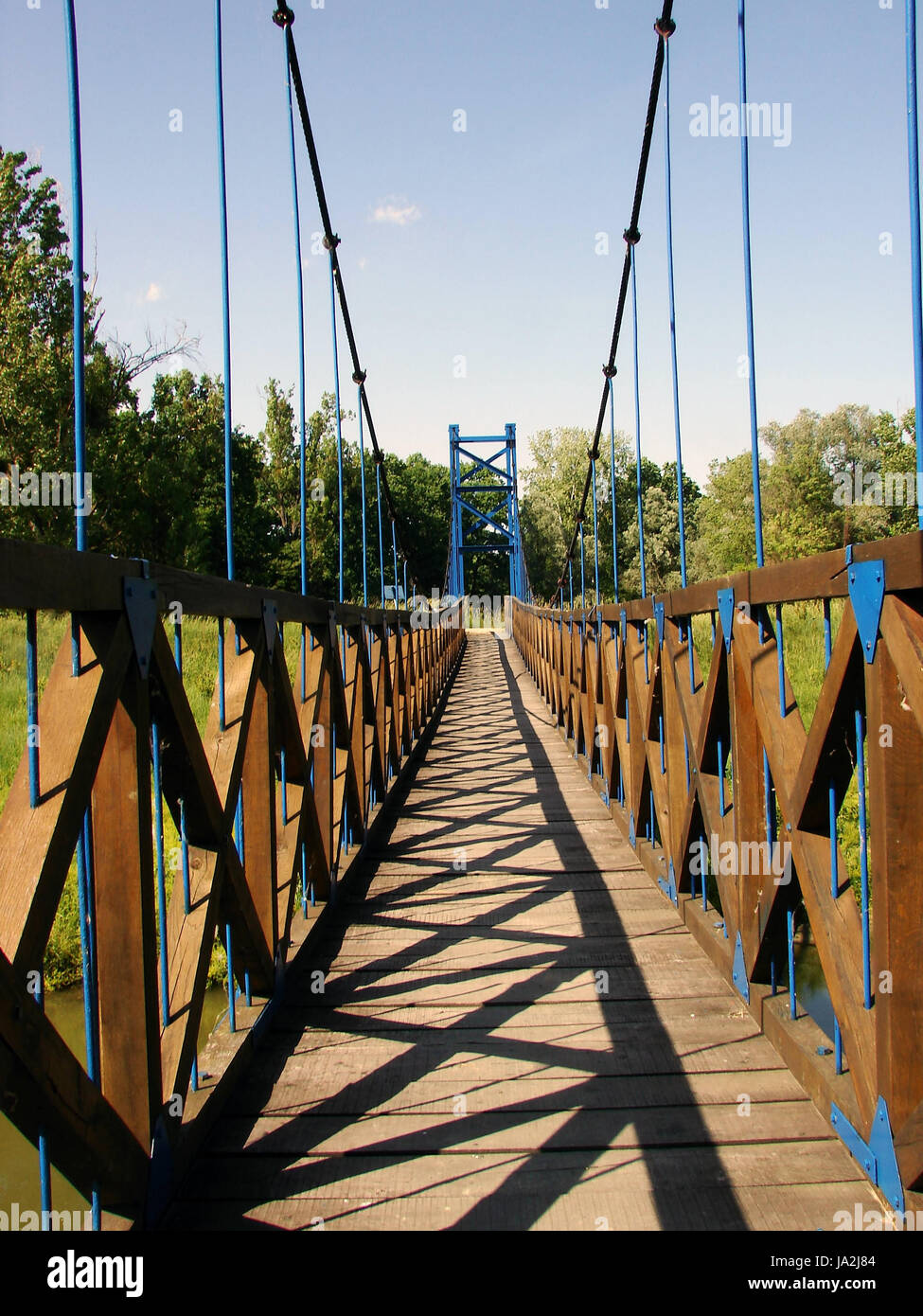 Old timber foot bridge hi-res stock photography and images - Alamy