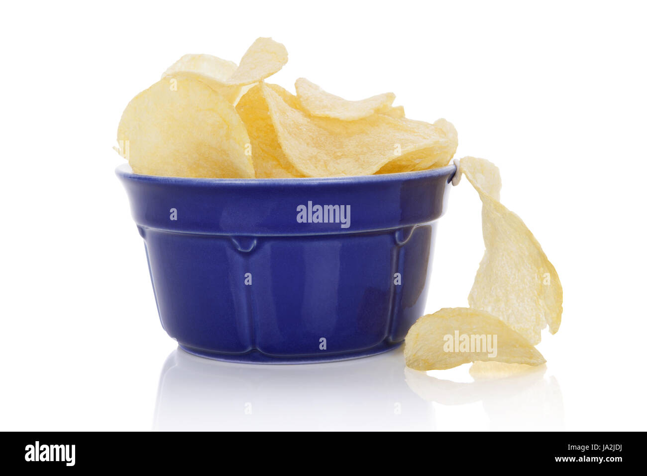 calories, unhealthy, chips, crispy, salted, fatty, snack, bowl, food, aliment Stock Photo Alamy