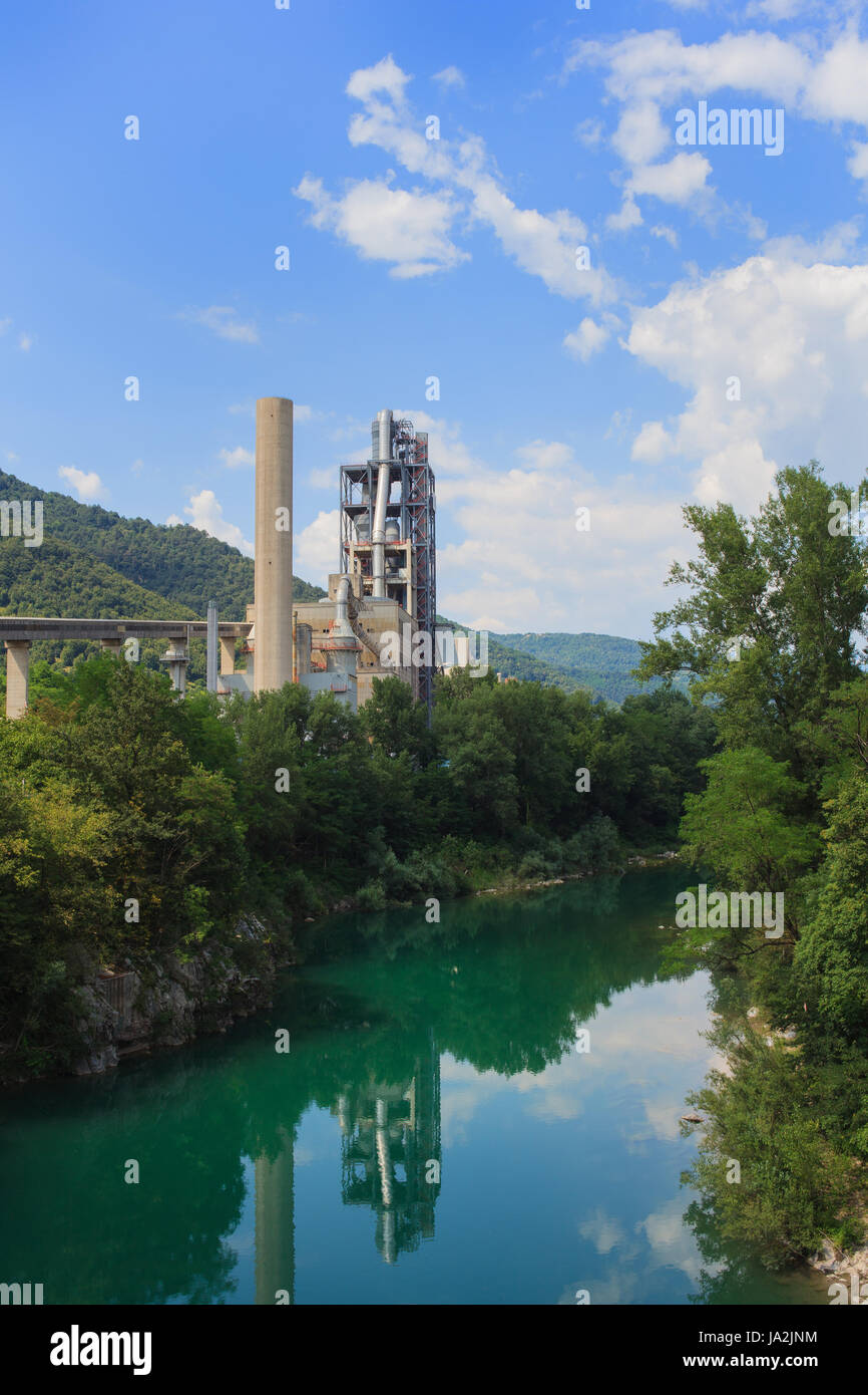 industry, industrial, pollution, pollutant, river, water, smoke