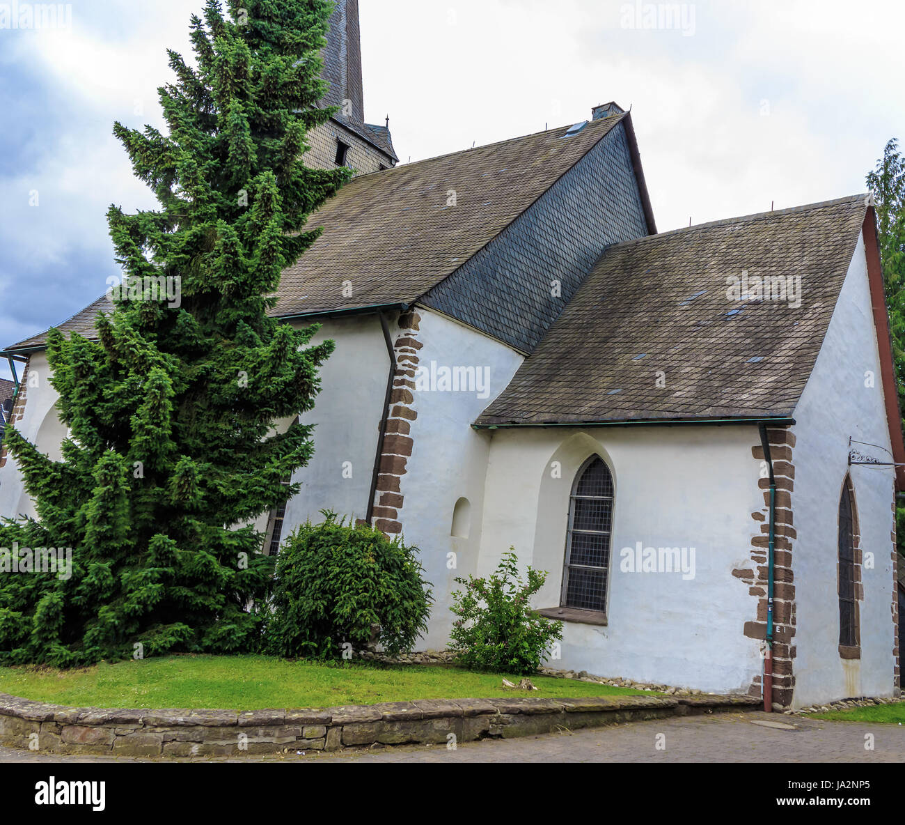 story, church, city, town, famous, hesse, nobility, prince, county, germany, Stock Photo