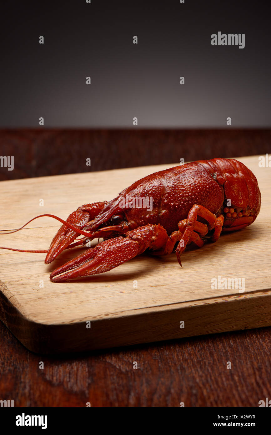 Boiled Crayfish On Wooden Cutting Board Stock Photo Alamy Boiled Crayfish On Wooden Cutting Board Stock Photo Alamy
