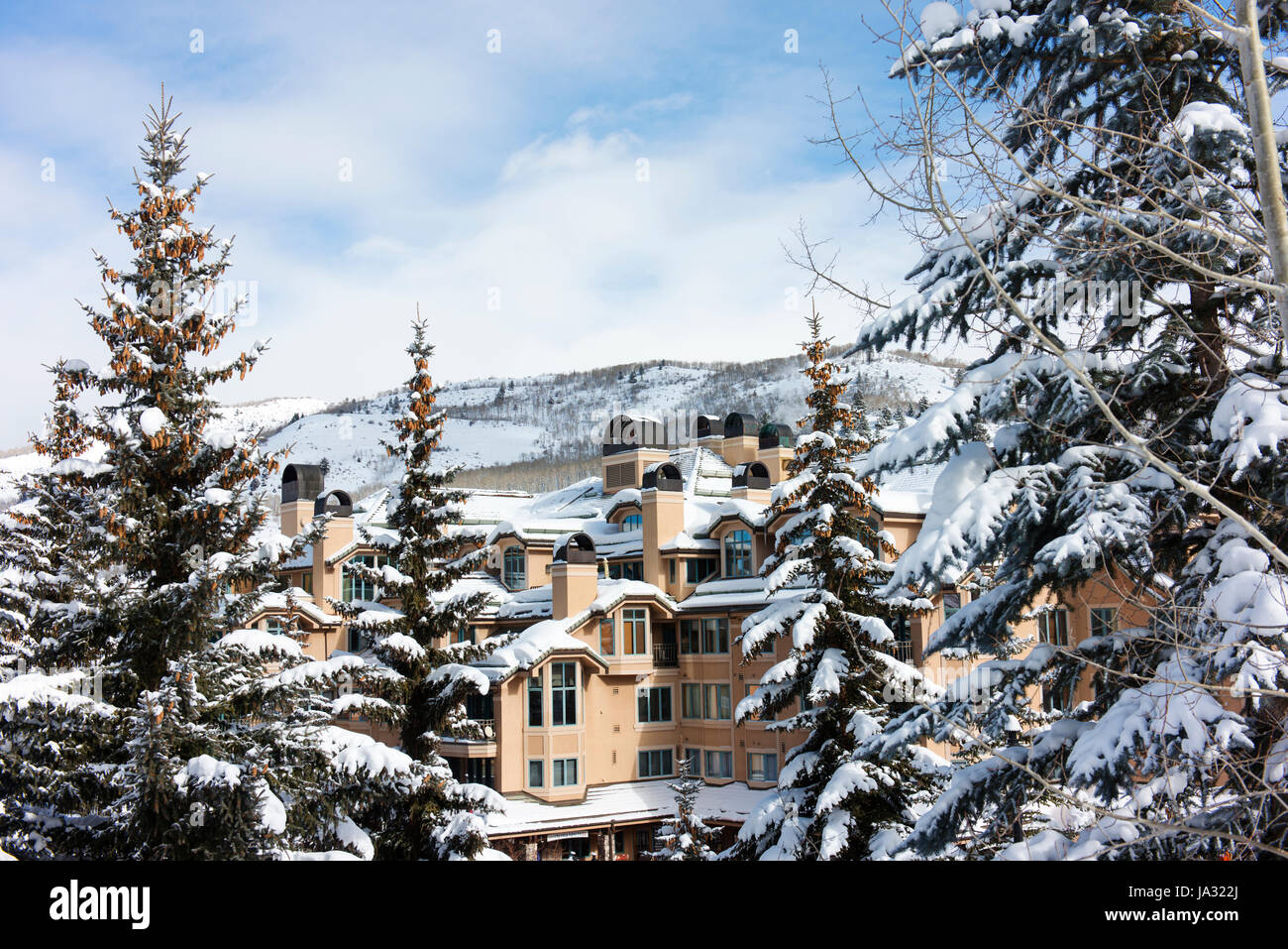 Beaver creek resort winter hires stock photography and images Alamy