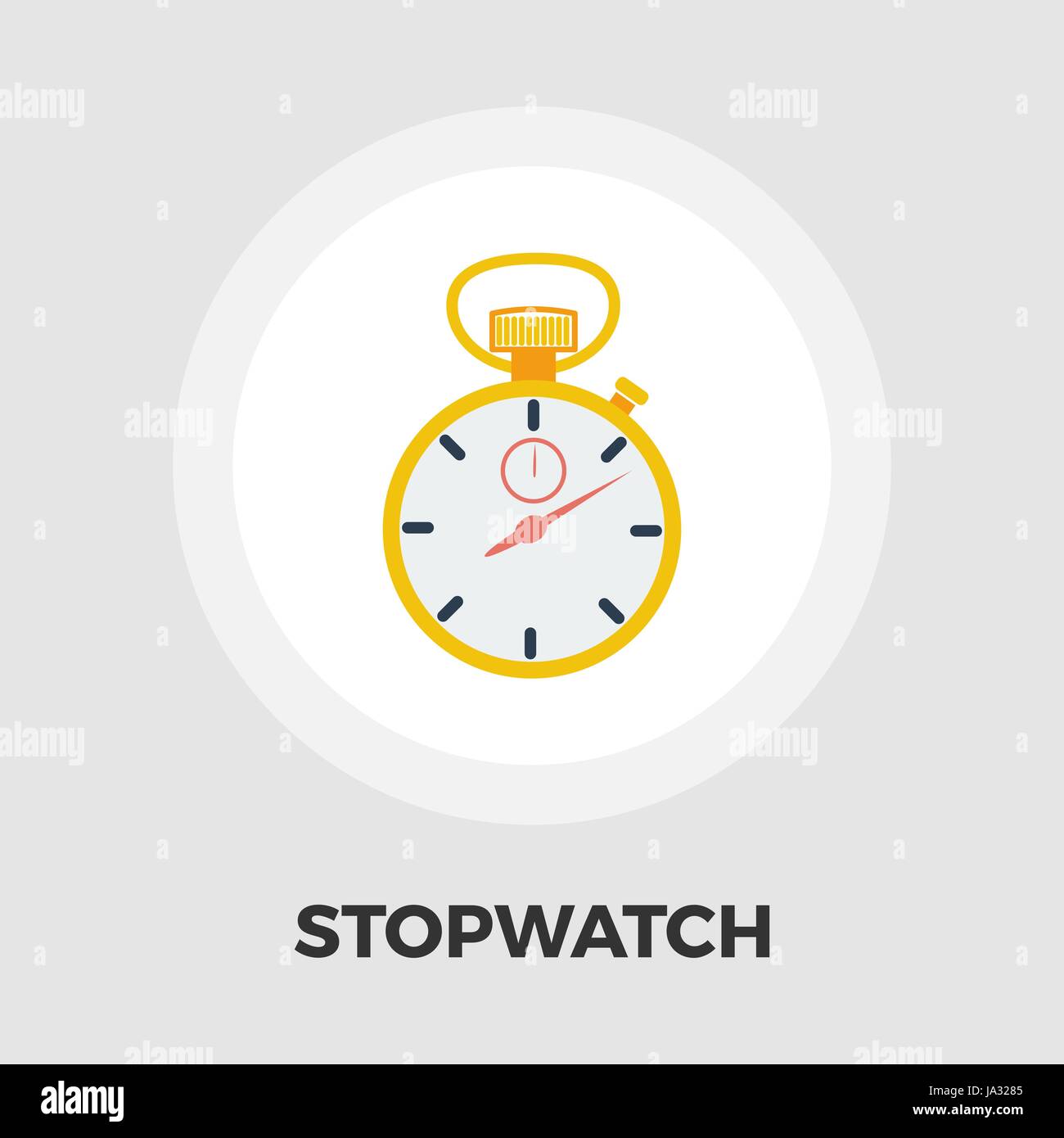 Stopwatch icon vector. Flat icon isolated on the white background ...