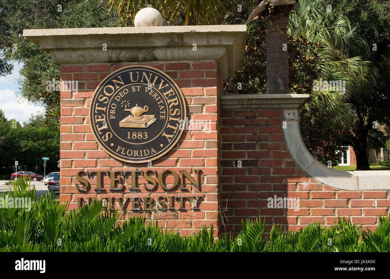 Deland Florida Stetson University college in small town education Stock  Photo - Alamy