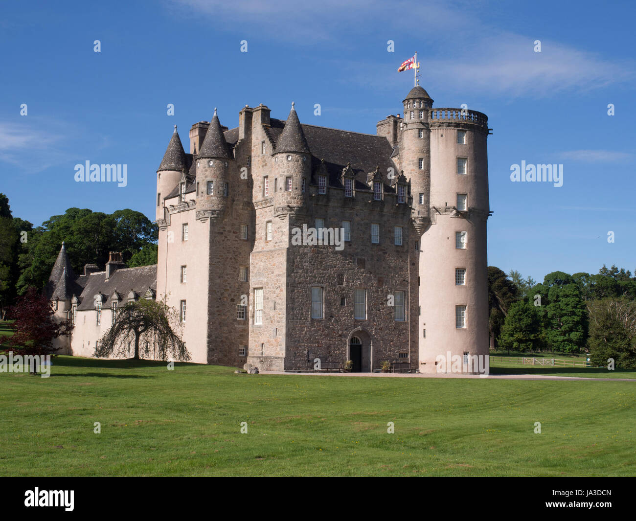 Castle Fraser in Aberdeenshire, Scotland Stock Photo