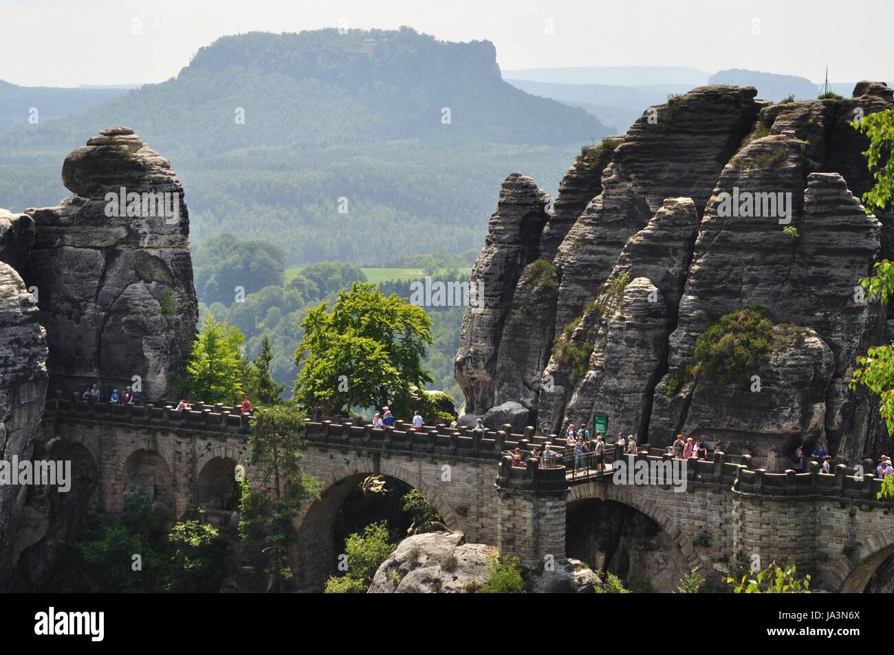 bridge, rock, sightseeing, sandstone, scenery, countryside, nature ...