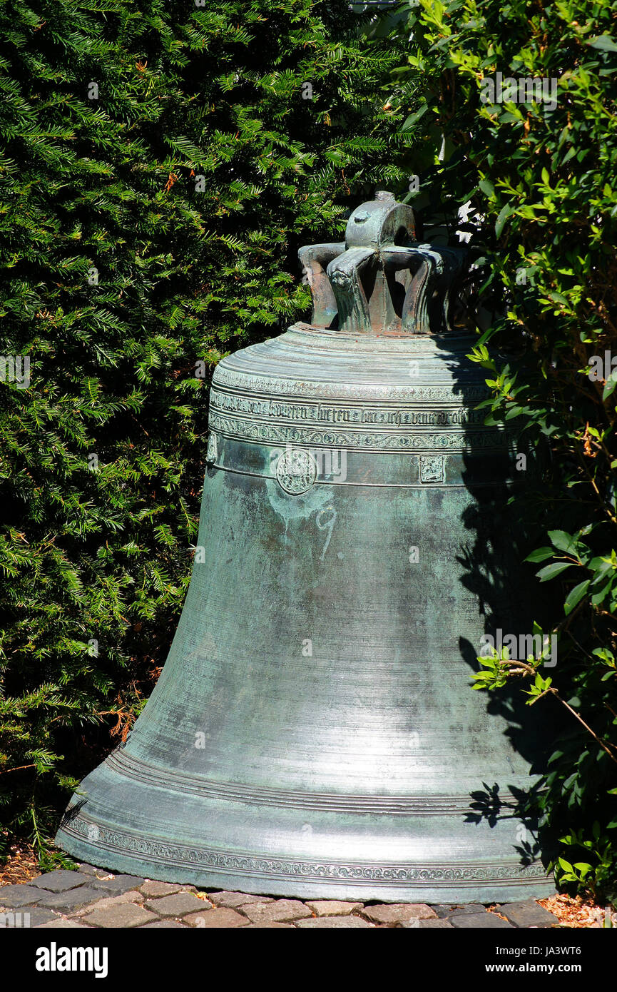 musical instrument, bell, inscription, flush, cast, alloy, church bell, ring, Stock Photo