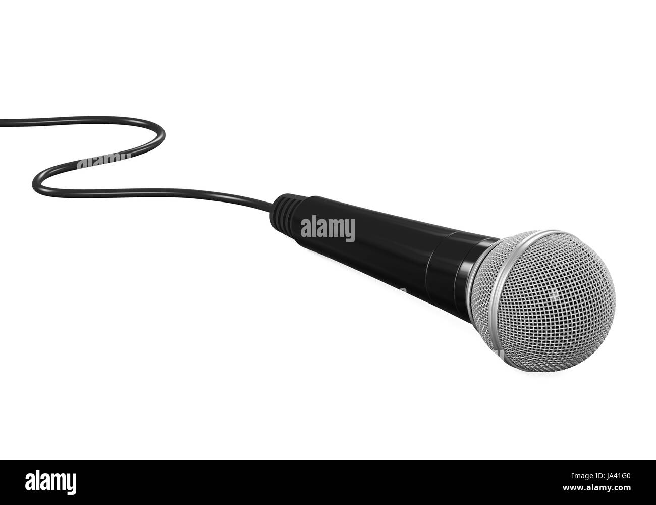 Mic stand Black and White Stock Photos & Images Alamy