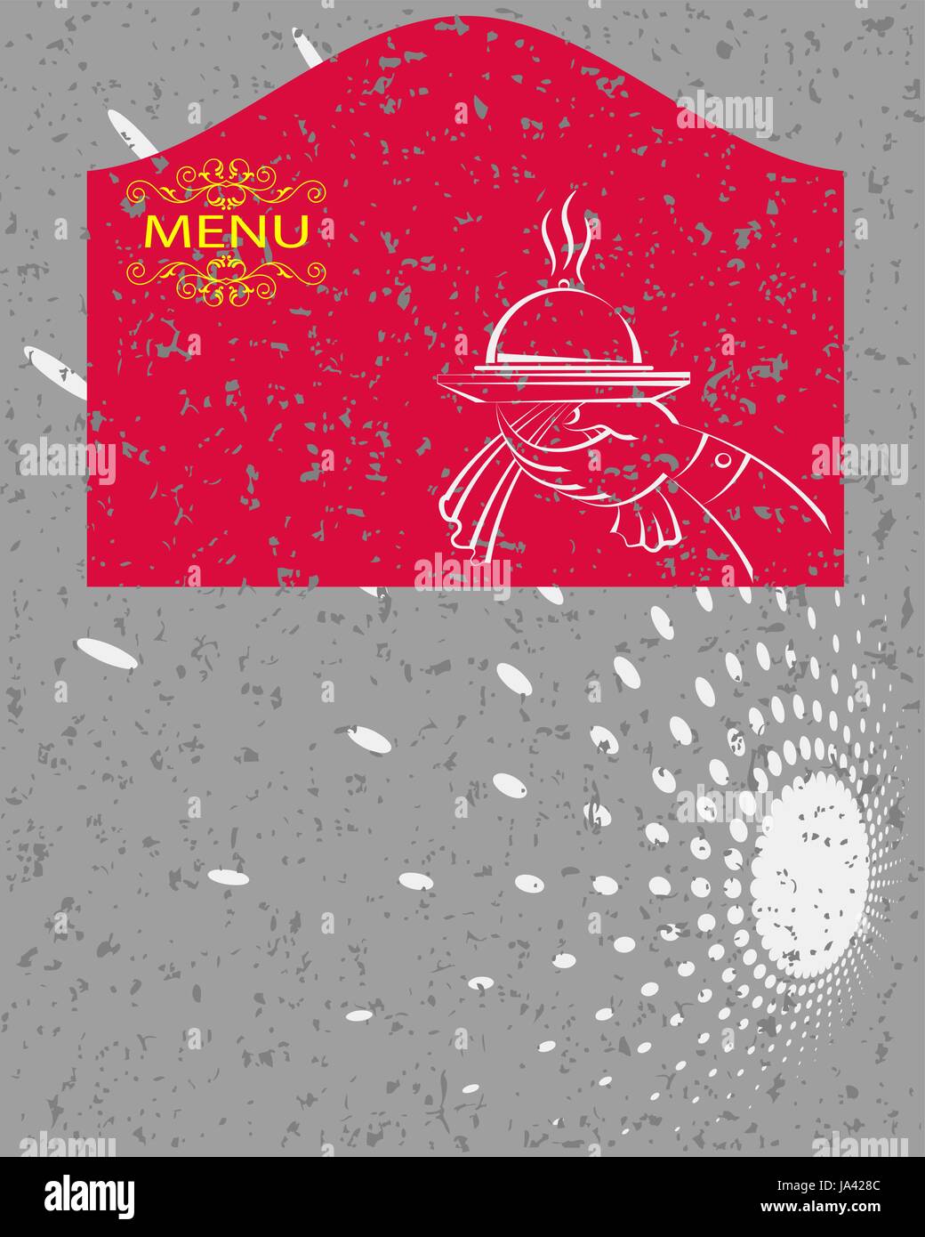 Hotel menu card with food Stock Vector Images - Alamy