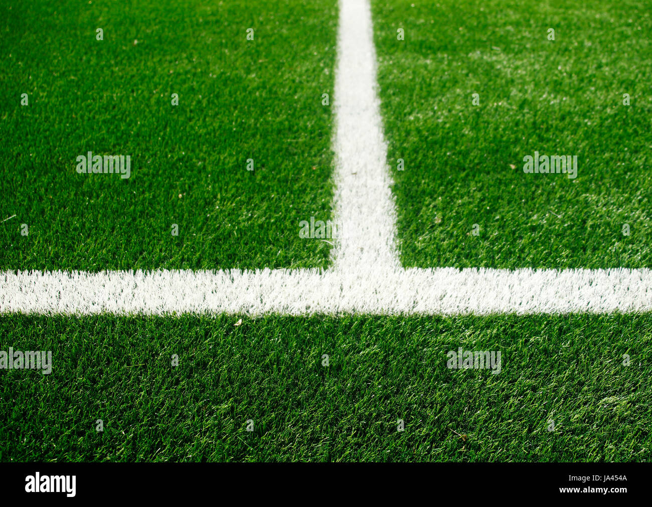 Artificial turf Soccer field stadium Stock Photo Alamy