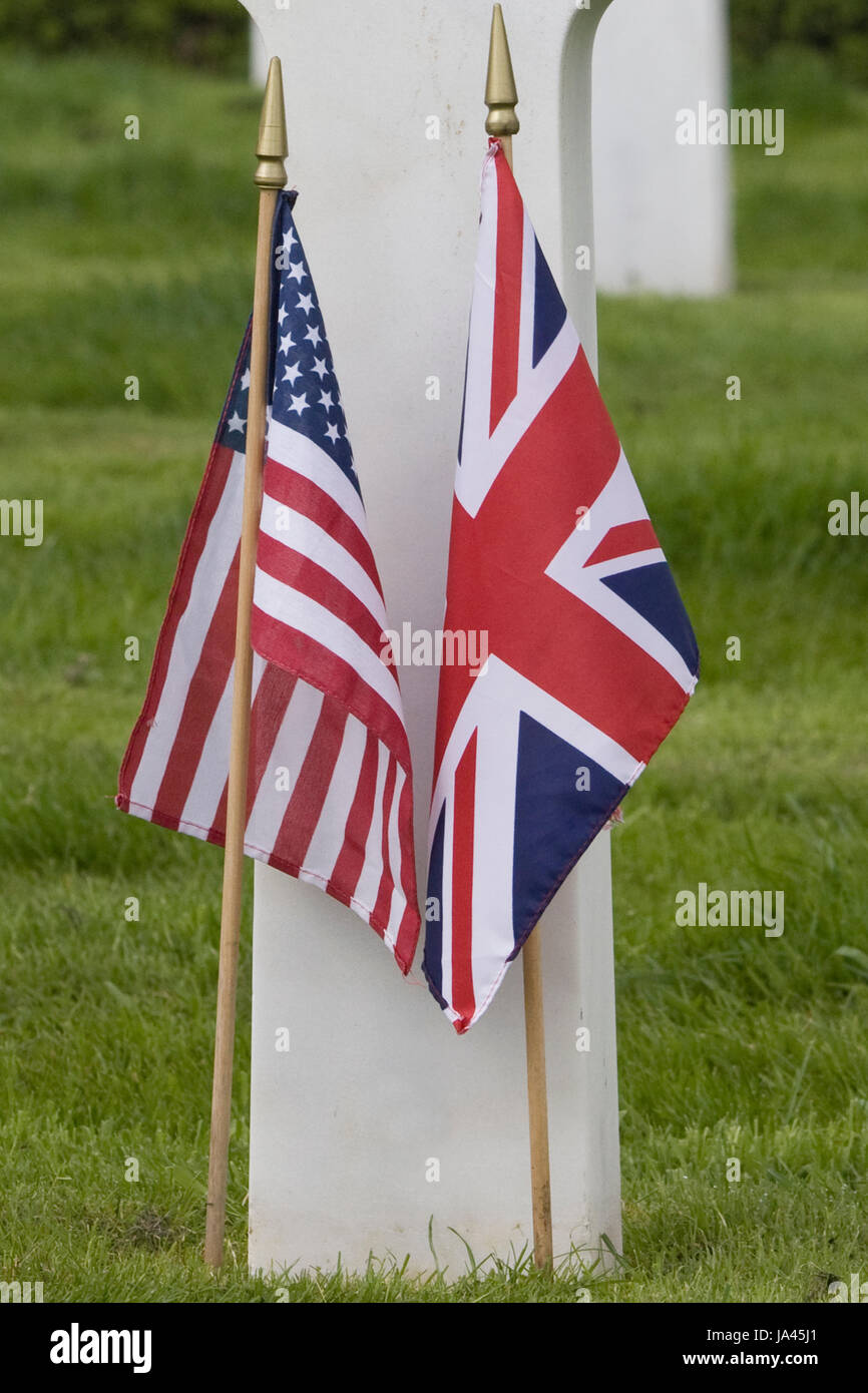 United we stand, Stars and stripes and Union jack flag Stock Photo - Alamy