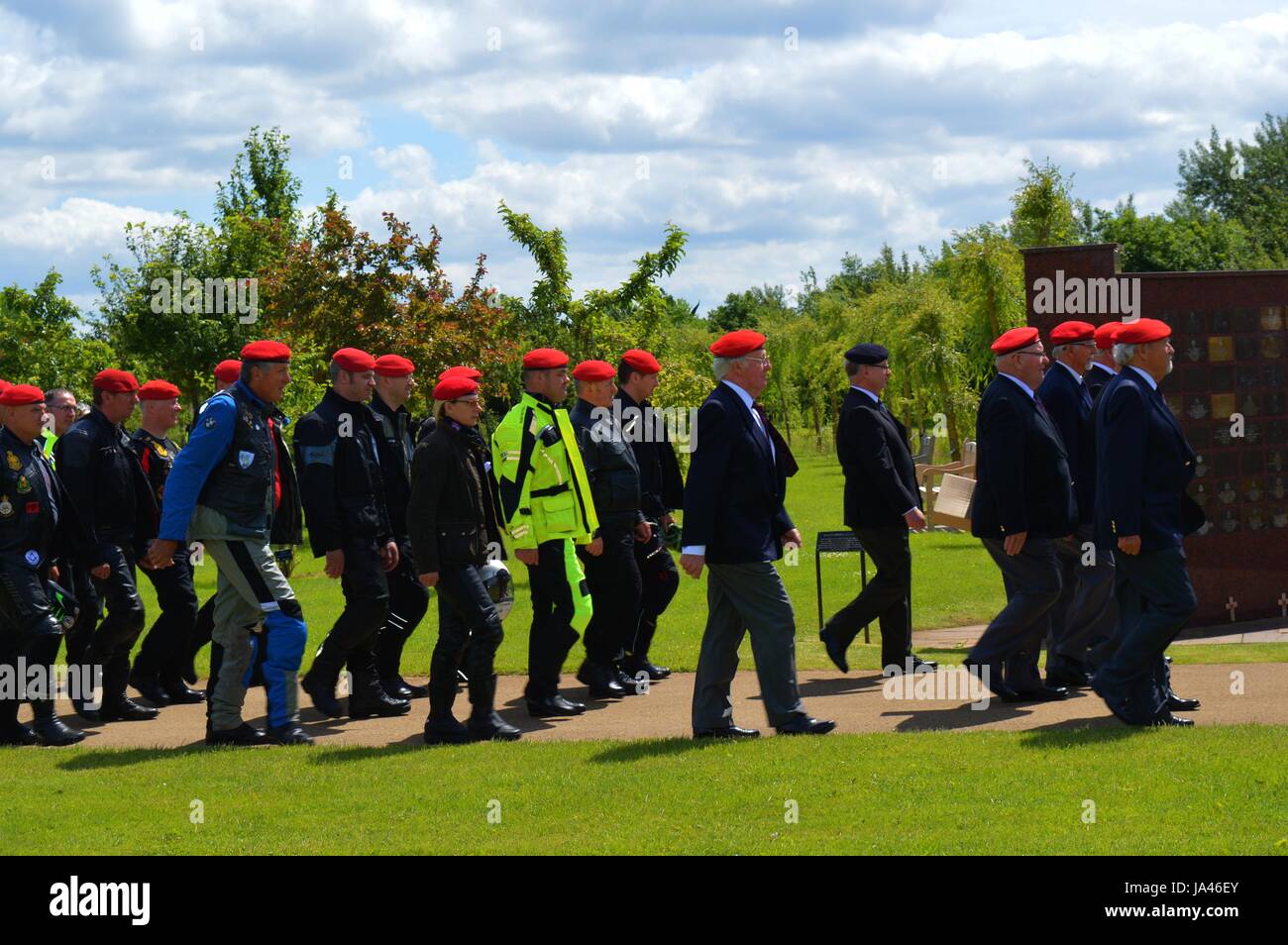 Rmp Parade Royal Military Police National Memorial Arboretum Remembrance Parade ...