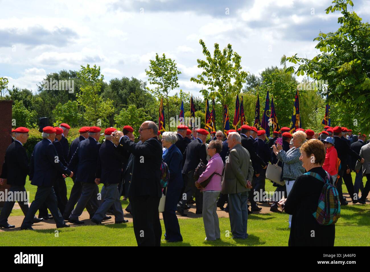 Rmp Parade Royal Military Police National Memorial Arboretum Remembrance Parade ...