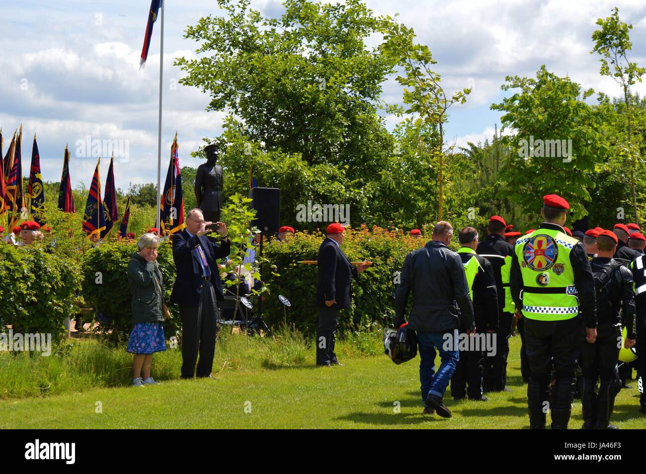 Rmp Parade Royal Military Police National Memorial Arboretum Remembrance Parade ...