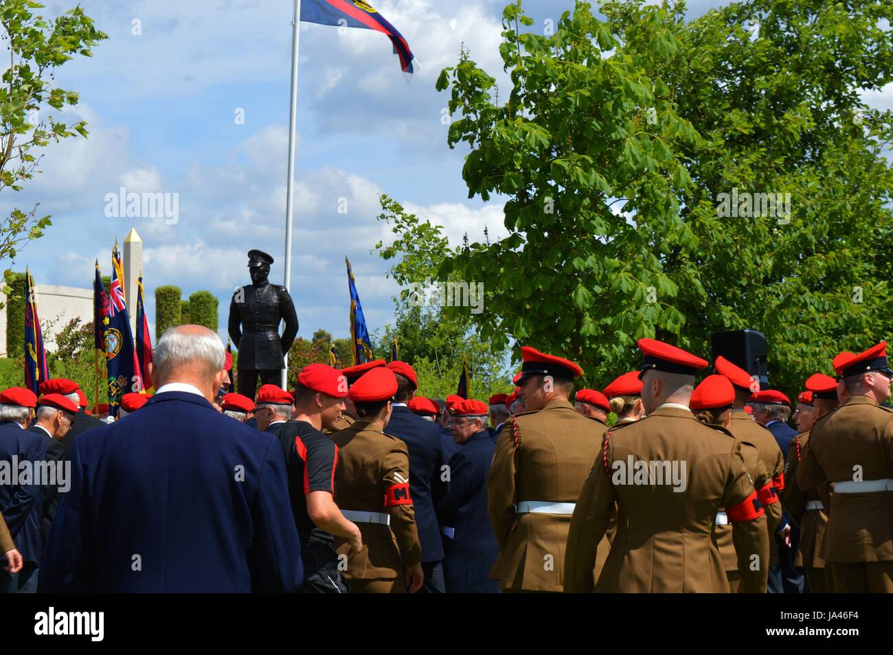 Rmp Parade Royal Military Police National Memorial Arboretum Remembrance Parade ...