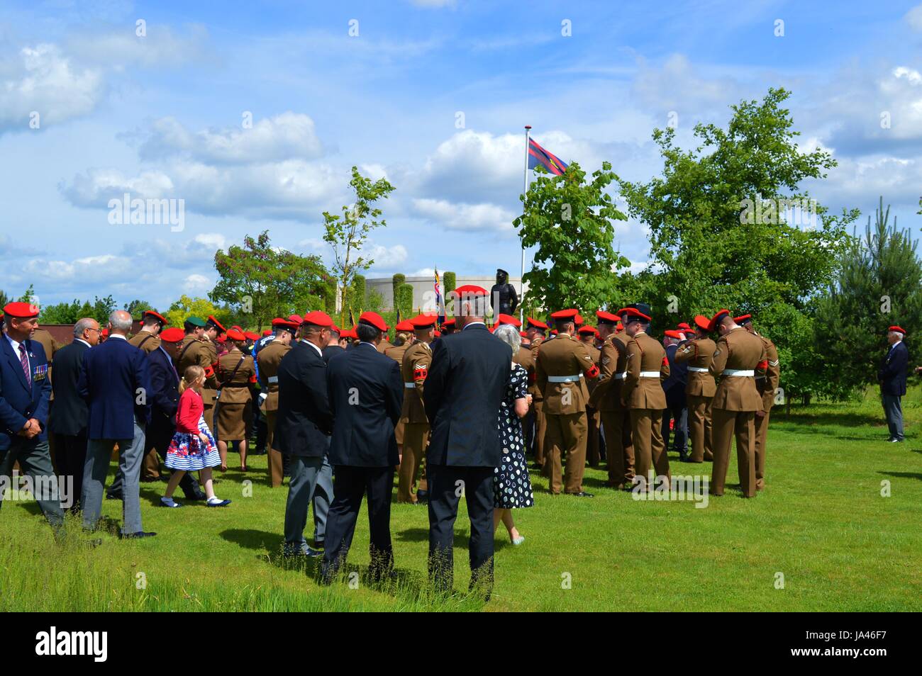 Rmp Parade Royal Military Police National Memorial Arboretum Remembrance Parade ...