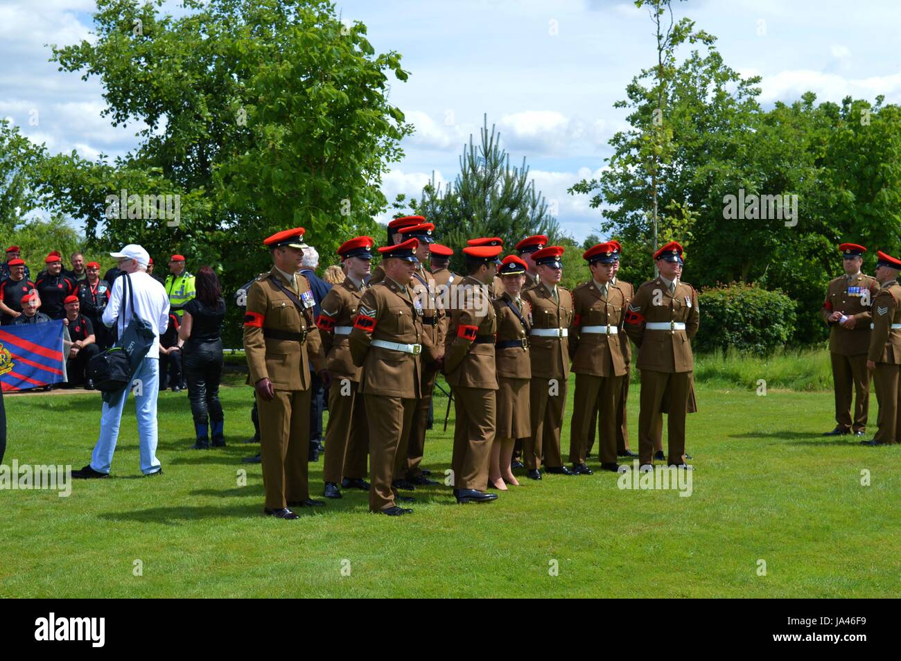 Rmp Parade Royal Military Police National Memorial Arboretum Remembrance Parade ...