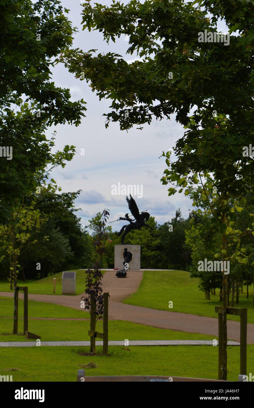 National Memorial Arboretum Stock Photo