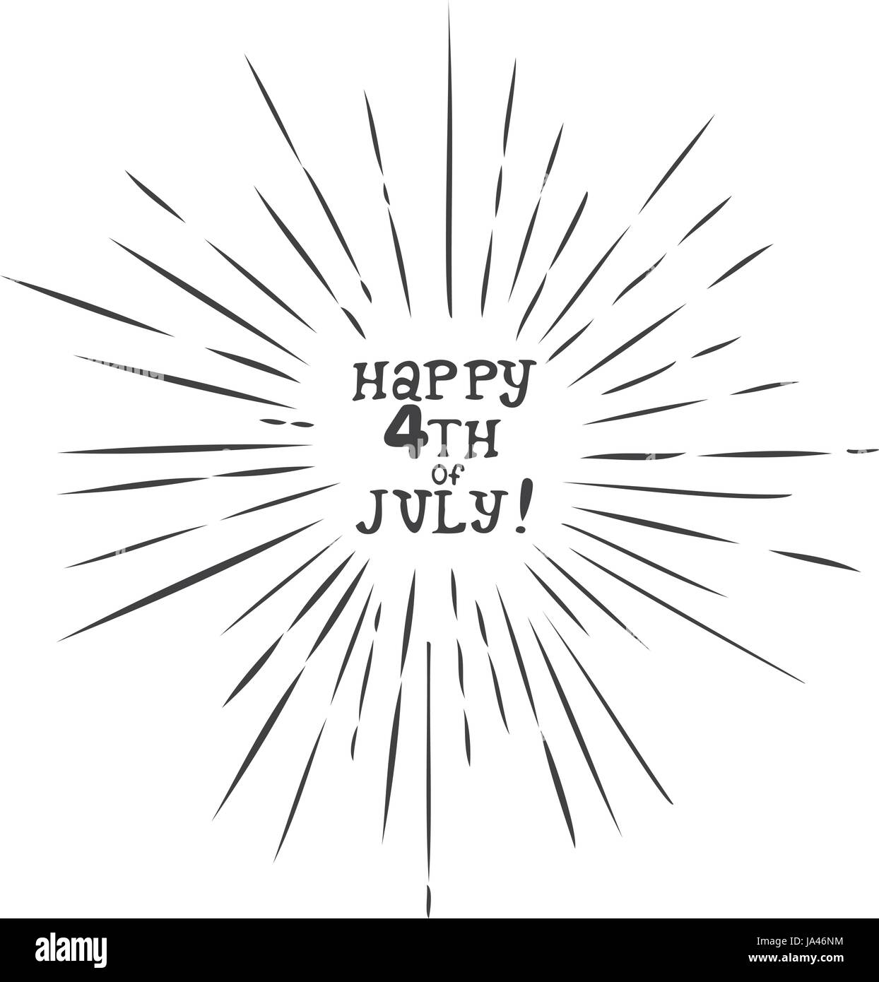 Usa independence day celebration Black and White Stock Photos & Images - Alamy