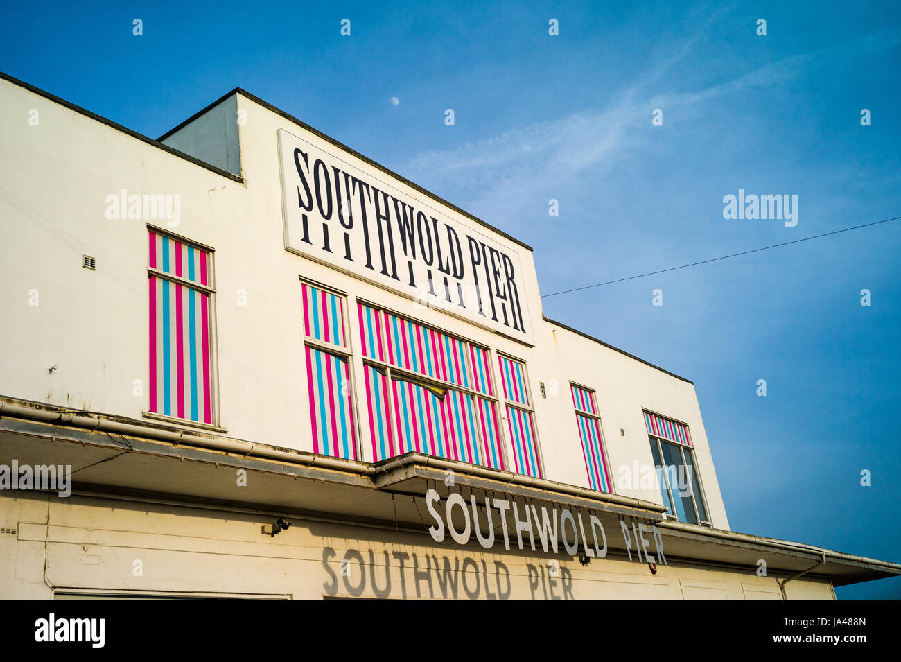 Southwold Pier in Southwold, Suffolk, UK Stock Photo