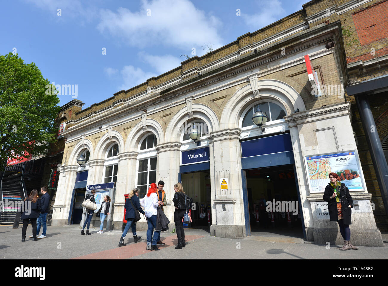 Vauxhall Station, London Stock Photo Alamy
