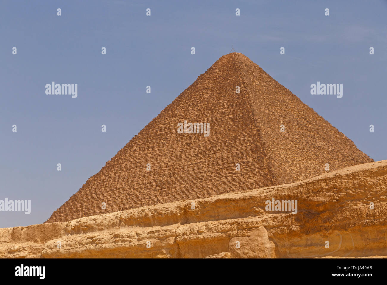 Great Pyramid of Cheops in Giza Stock Photo - Alamy