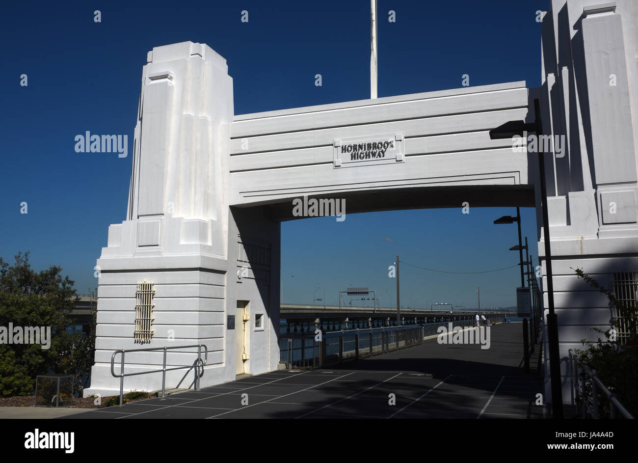 Redcliffe Bridge Redcliffe, Australia: Former Hornibrook Highway Bridge northern portal ...