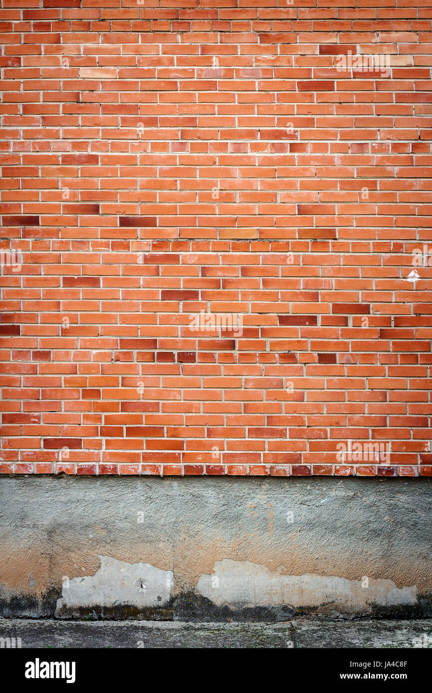 Red brick street wall background Stock Photo - Alamy