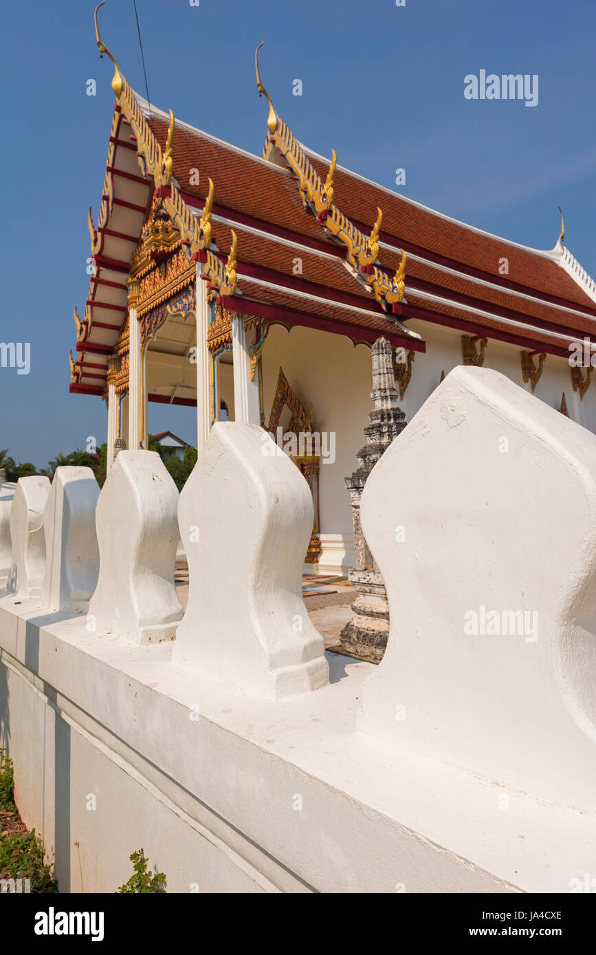 Wat Khai Bang Kung Amphawa Thailand Stock Photo
