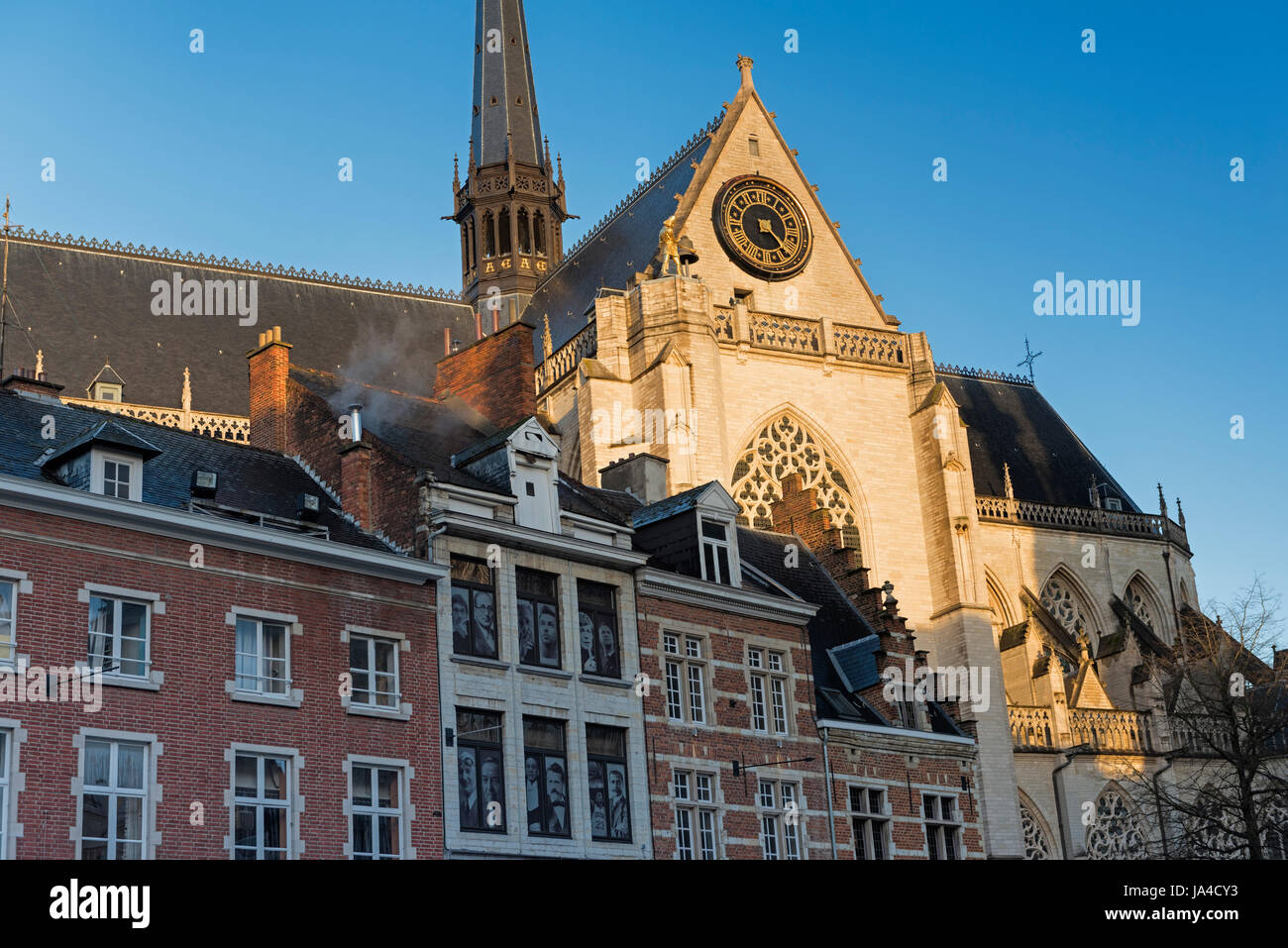 Sint Pieterskerk. St Peter's Church Leuven Belgium Stock Photo