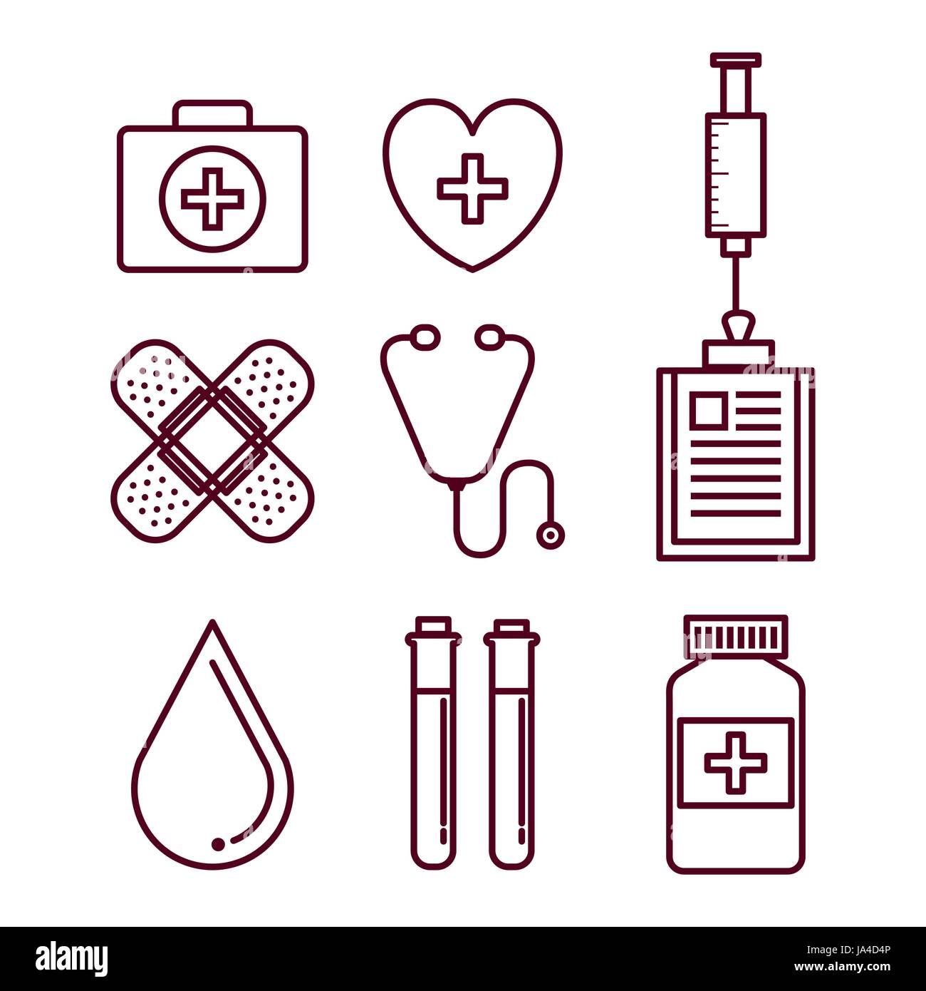 Healthcare related objects design Stock Vector Image & Art Alamy