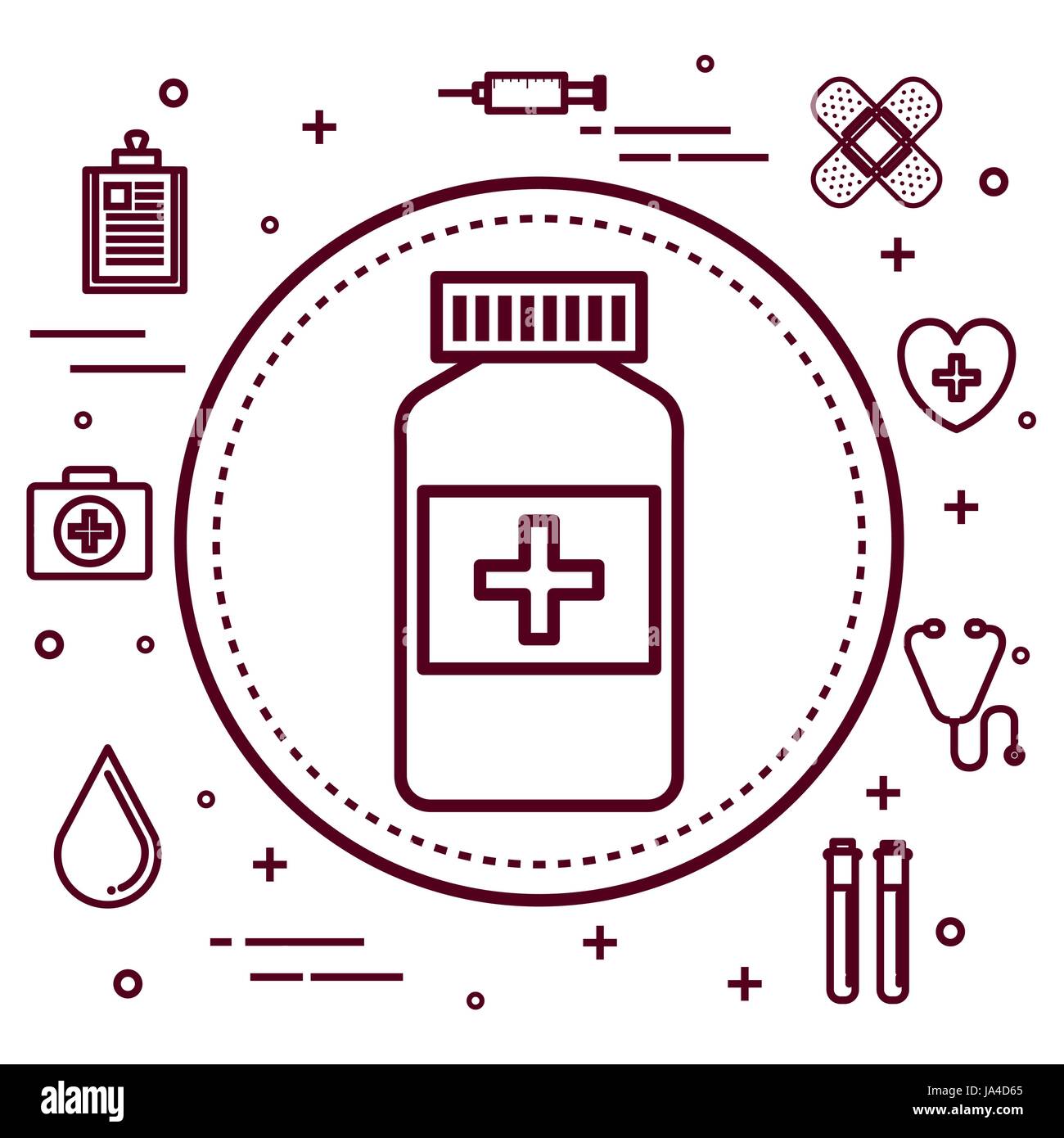 Healthcare related objects design Stock Vector Image & Art Alamy