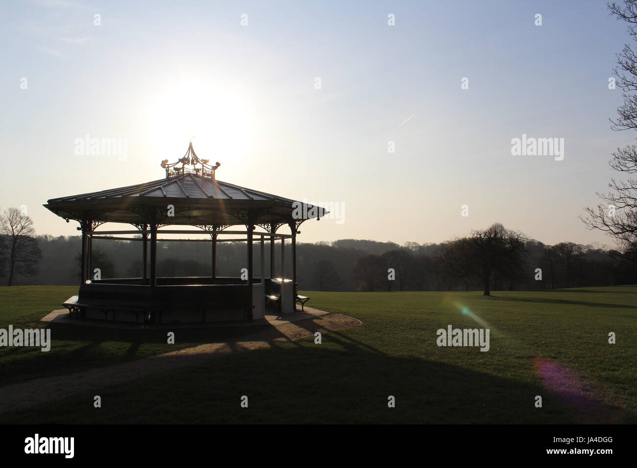 Band Stand in Roundhay Park Stock Photo